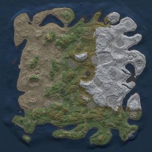 Thumbnail Rust Map: Procedural Map, Size: 4500, Seed: 17073922, 19 Monuments