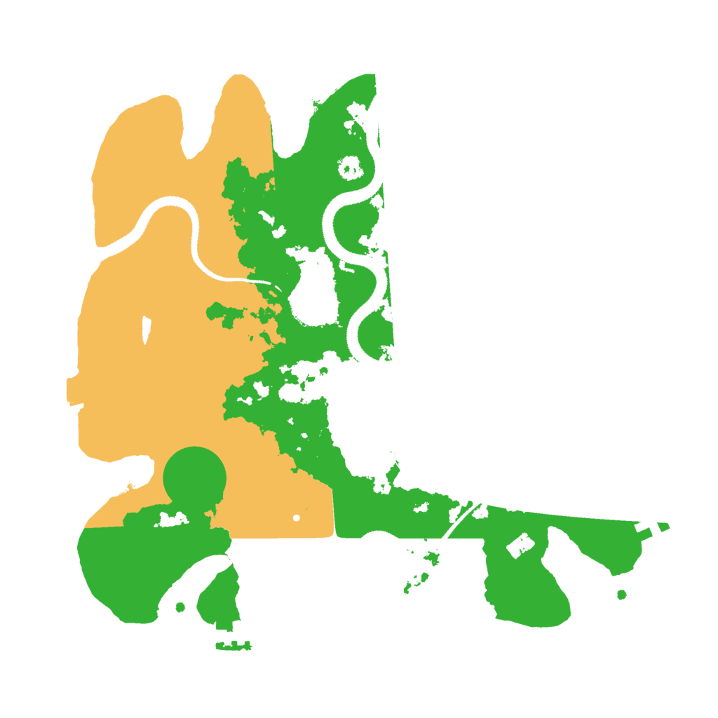 Biome Rust Map: Procedural Map, Size: 3000, Seed: 15086