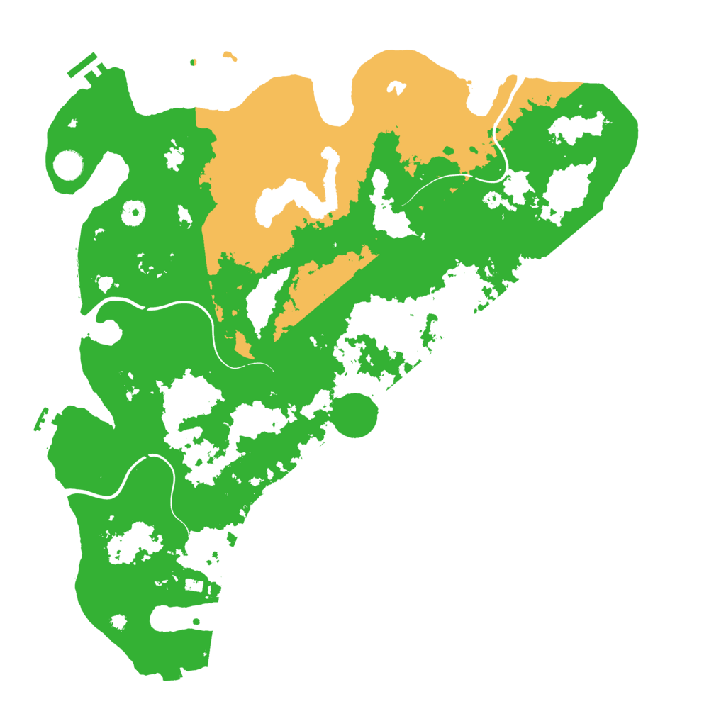 Biome Rust Map: Procedural Map, Size: 4300, Seed: 14002