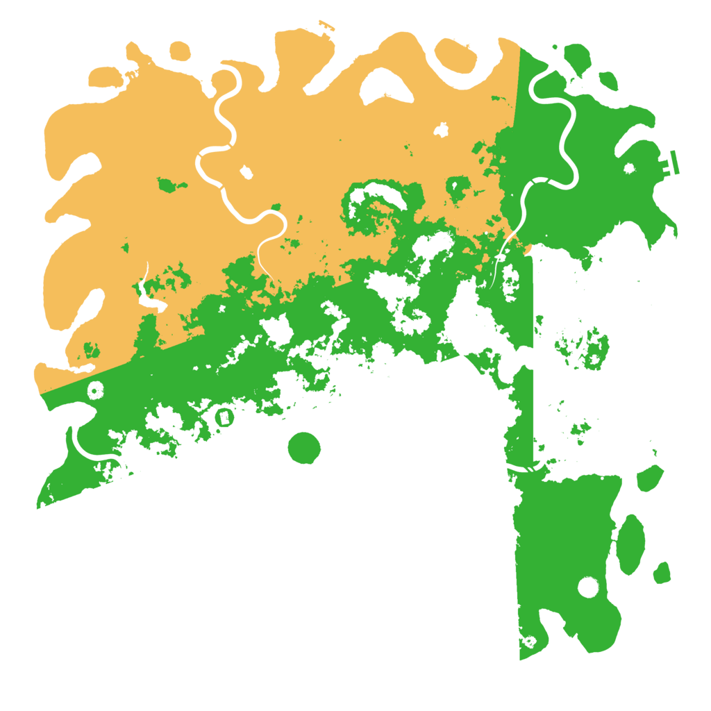 Biome Rust Map: Procedural Map, Size: 6000, Seed: 11549967