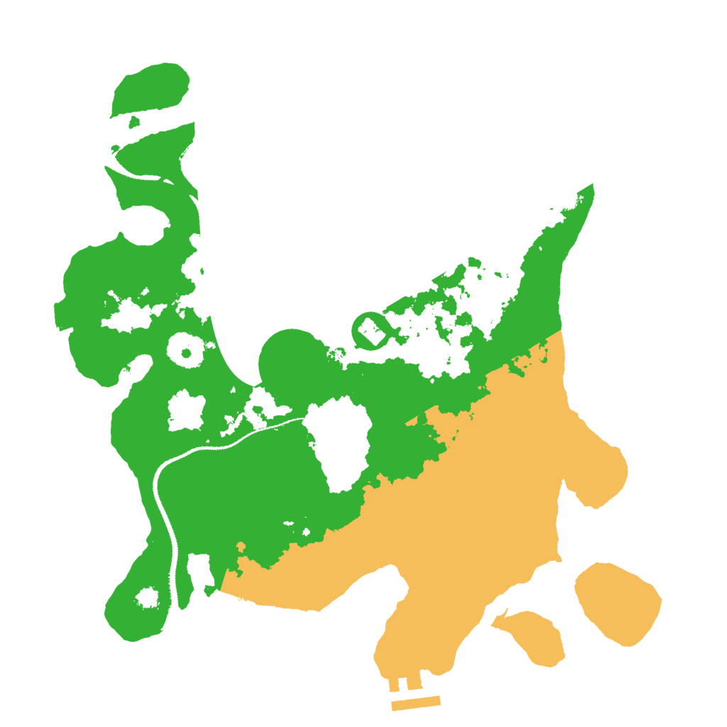 Biome Rust Map: Procedural Map, Size: 3000, Seed: 2064112919