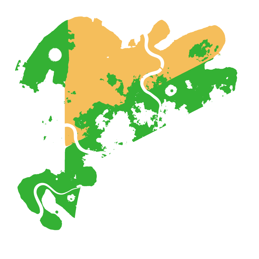 Biome Rust Map: Procedural Map, Size: 3500, Seed: 1489303