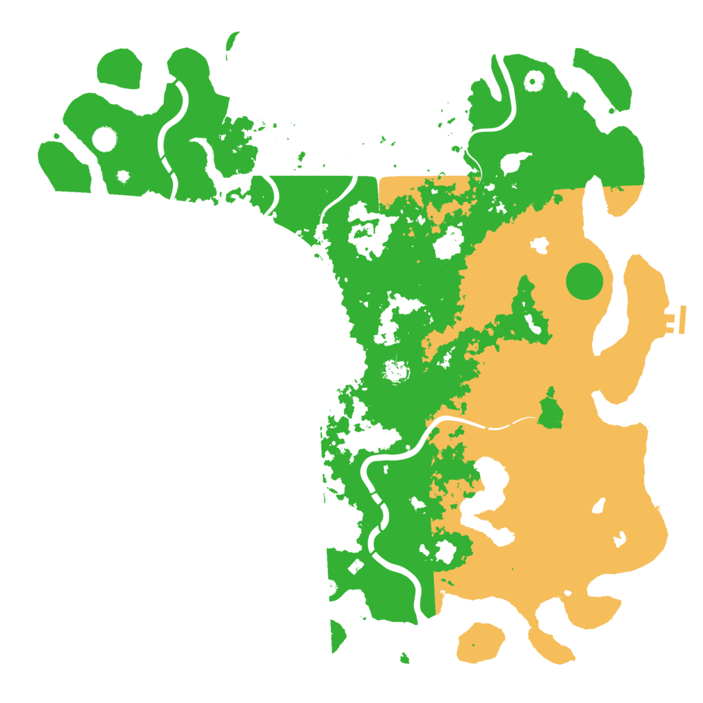 Biome Rust Map: Procedural Map, Size: 5000, Seed: 1225836341