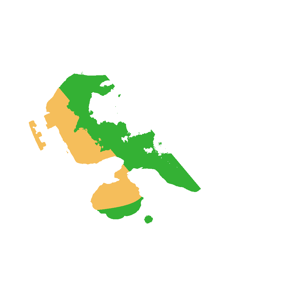 Biome Rust Map: Procedural Map, Size: 1450, Seed: 1234567890