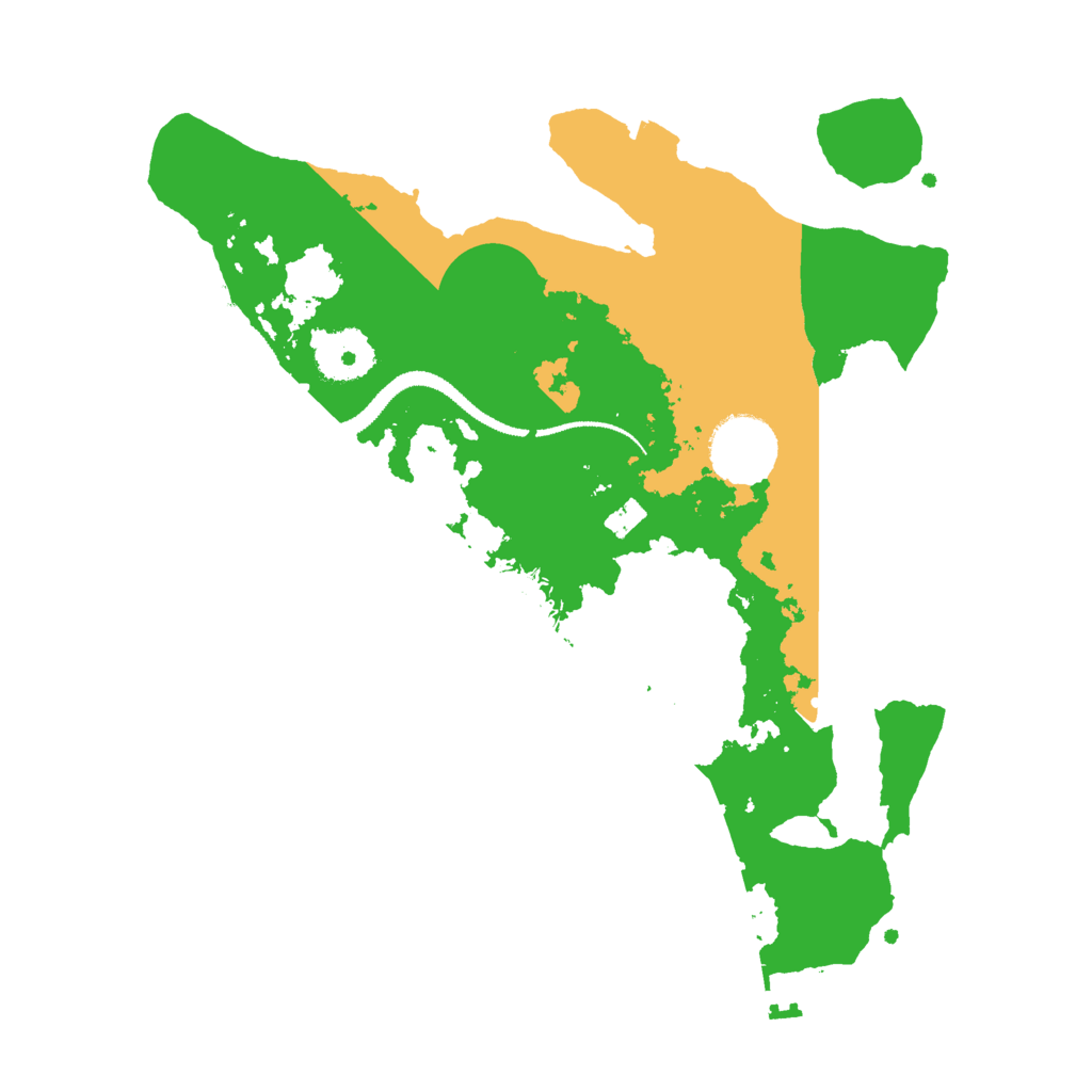 Biome Rust Map: Procedural Map, Size: 3000, Seed: 14452