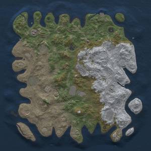 Thumbnail Rust Map: Procedural Map, Size: 4250, Seed: 1145144629, 18 Monuments