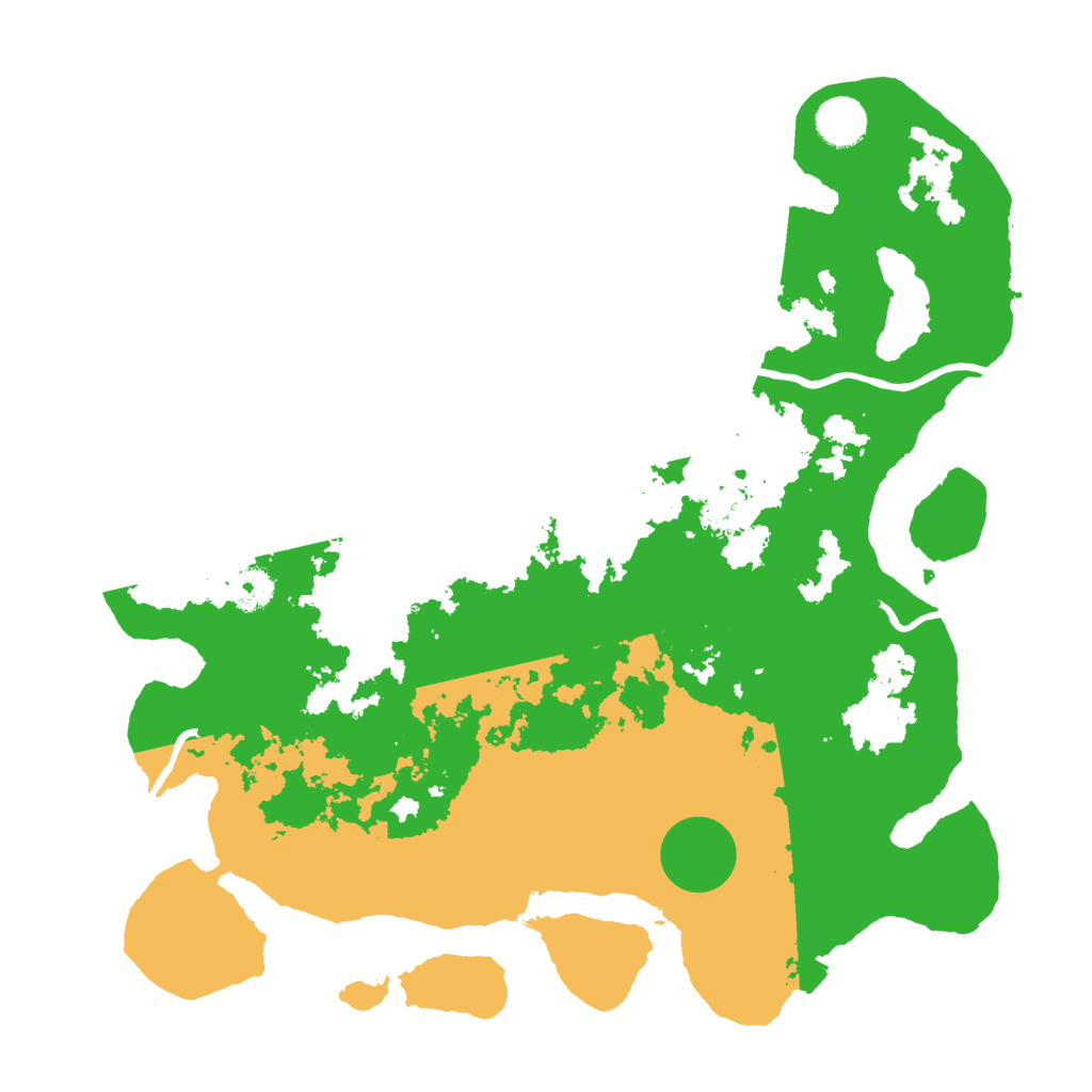 Biome Rust Map: Procedural Map, Size: 3800, Seed: 881851767