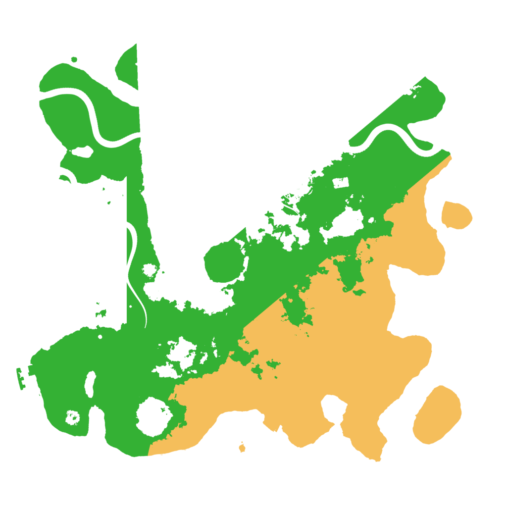 Biome Rust Map: Procedural Map, Size: 3500, Seed: 8907321