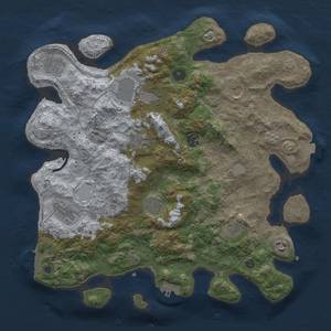 Thumbnail Rust Map: Procedural Map, Size: 3850, Seed: 1917210473, 18 Monuments