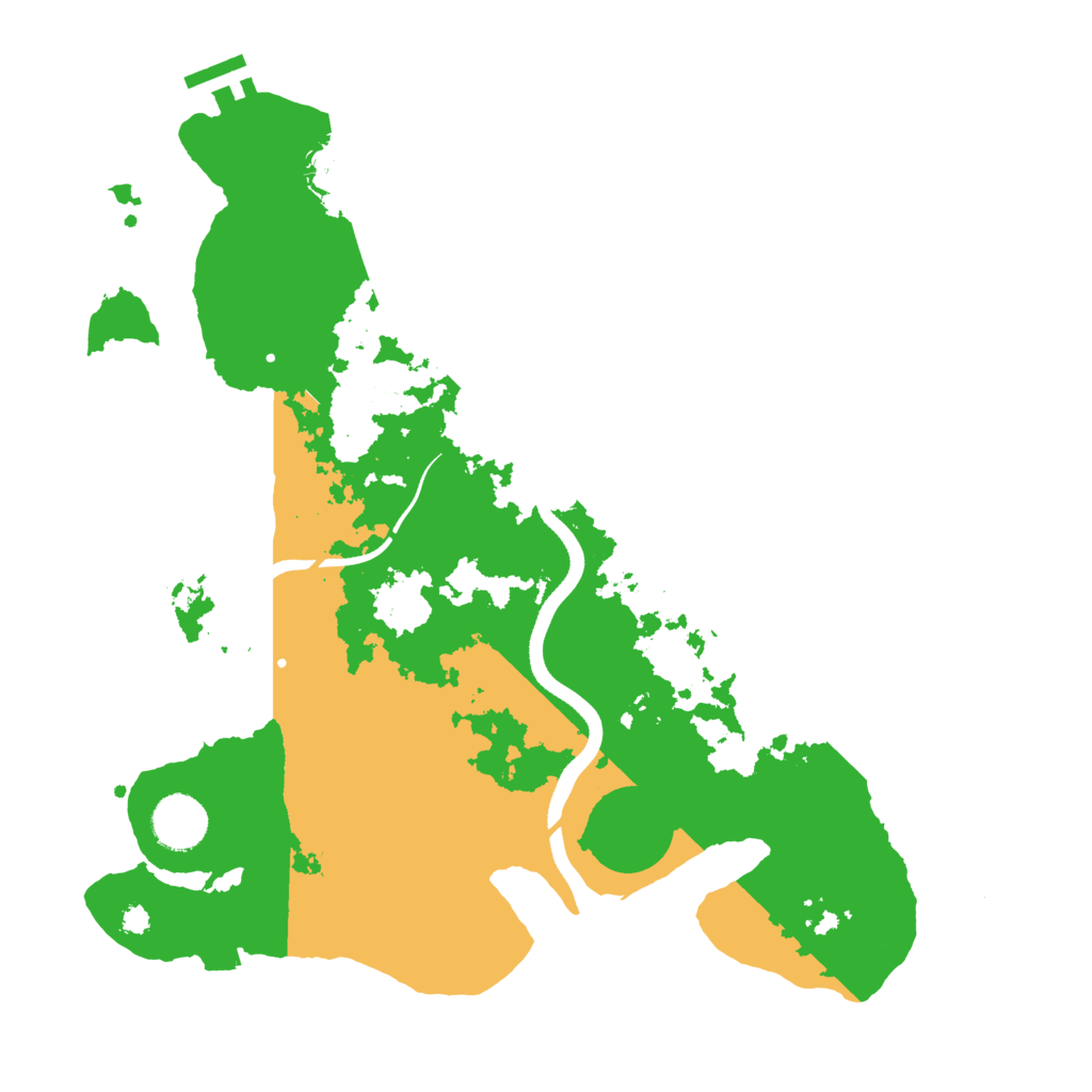 Biome Rust Map: Procedural Map, Size: 3500, Seed: 1416487725
