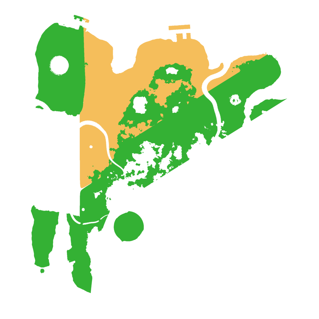 Biome Rust Map: Procedural Map, Size: 3000, Seed: 21200