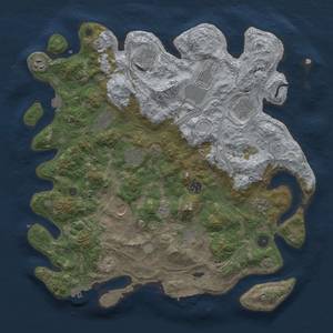 Thumbnail Rust Map: Procedural Map, Size: 4250, Seed: 2126860099, 19 Monuments