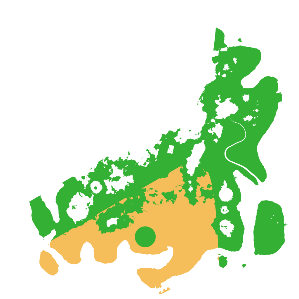 Biome Rust Map: Procedural Map, Size: 3800, Seed: 1445805897