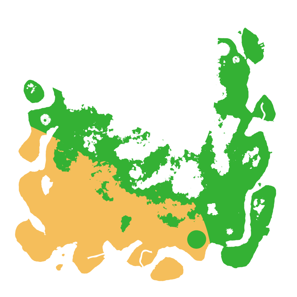Biome Rust Map: Procedural Map, Size: 4277, Seed: 516643487
