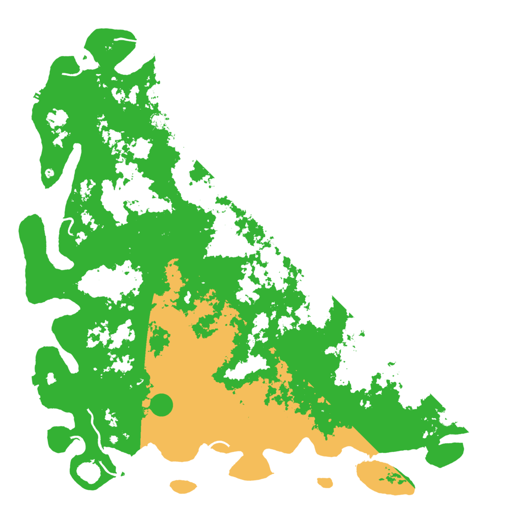 Biome Rust Map: Procedural Map, Size: 6000, Seed: 662188847
