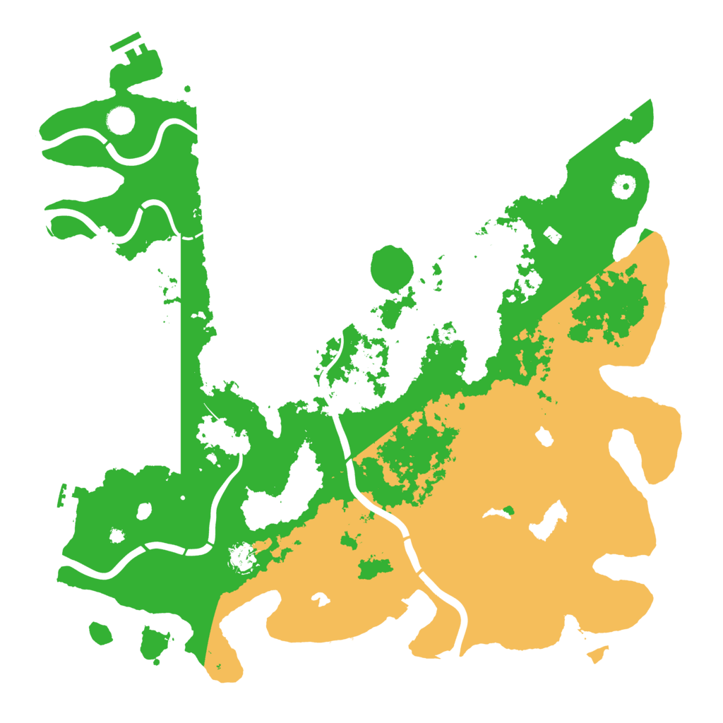 Biome Rust Map: Procedural Map, Size: 4500, Seed: 1330198130
