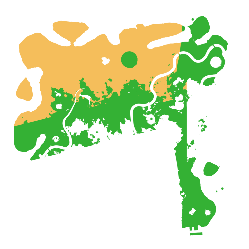 Biome Rust Map: Procedural Map, Size: 4000, Seed: 3756555