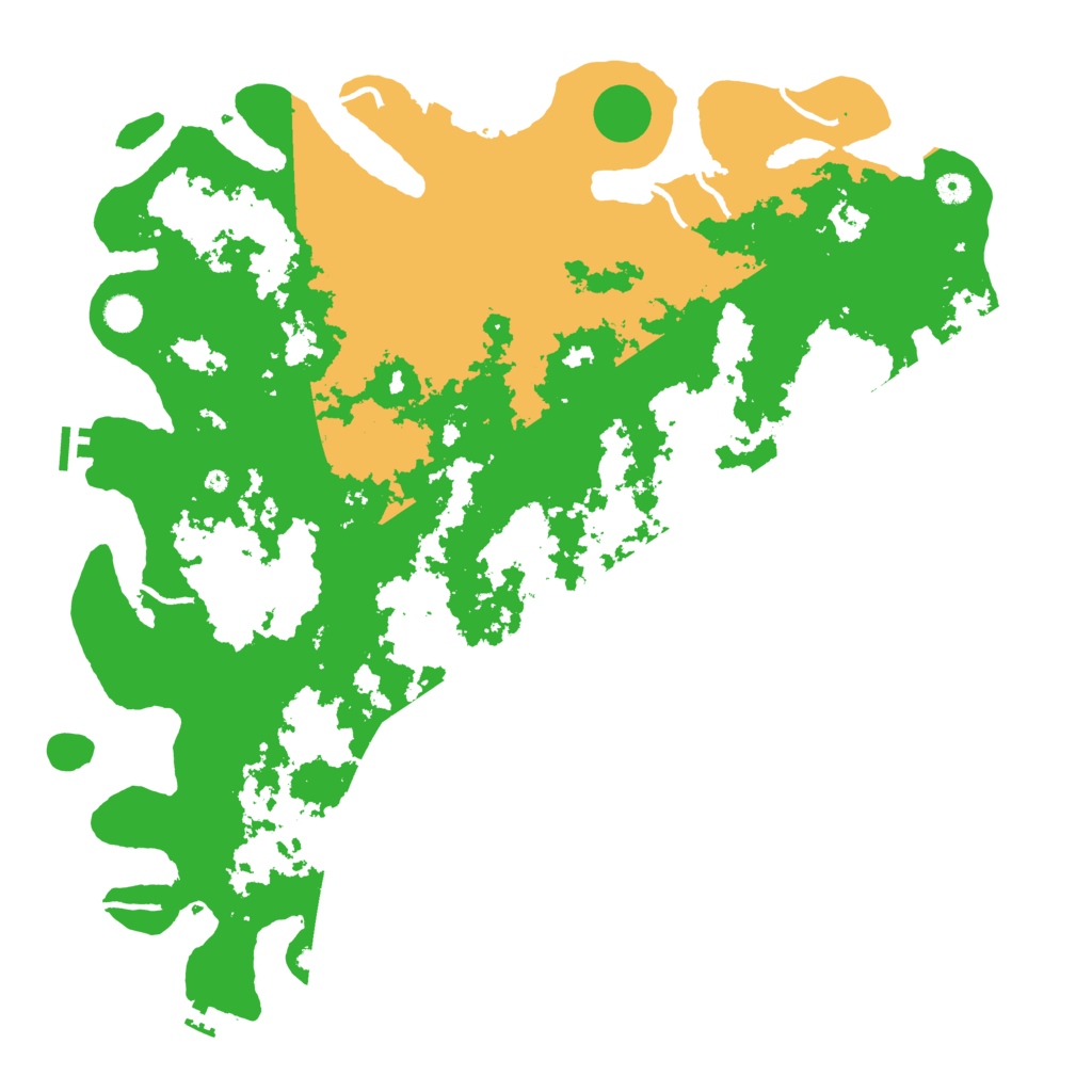 Biome Rust Map: Procedural Map, Size: 5000, Seed: 59740