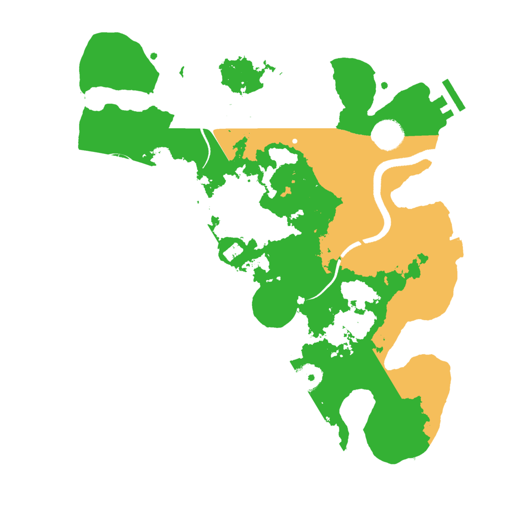 Biome Rust Map: Procedural Map, Size: 3000, Seed: 31852