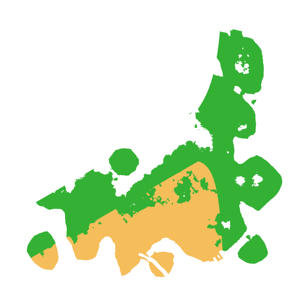 Biome Rust Map: Procedural Map, Size: 3000, Seed: 5408761