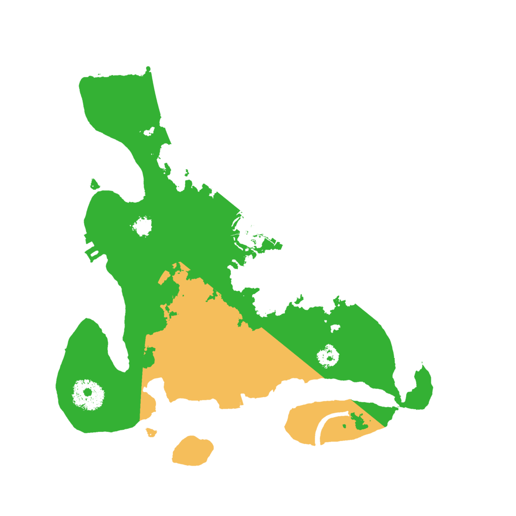 Biome Rust Map: Procedural Map, Size: 2500, Seed: 55004866