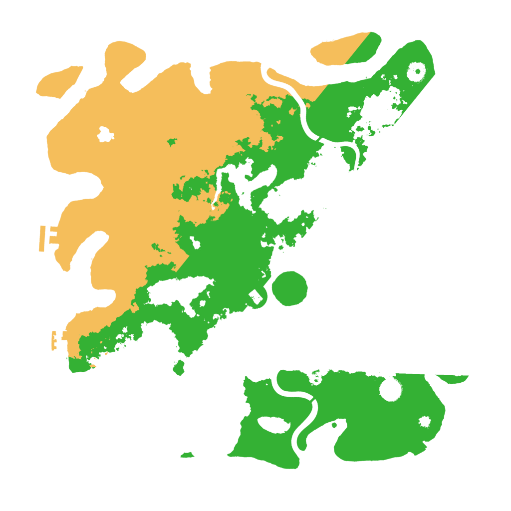 Biome Rust Map: Procedural Map, Size: 4000, Seed: 3144