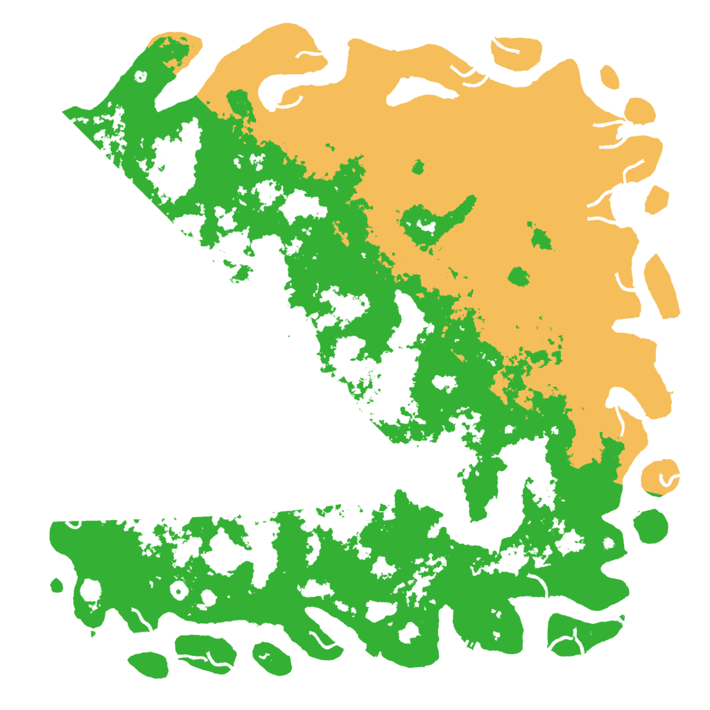 Biome Rust Map: Procedural Map, Size: 6000, Seed: 104779960