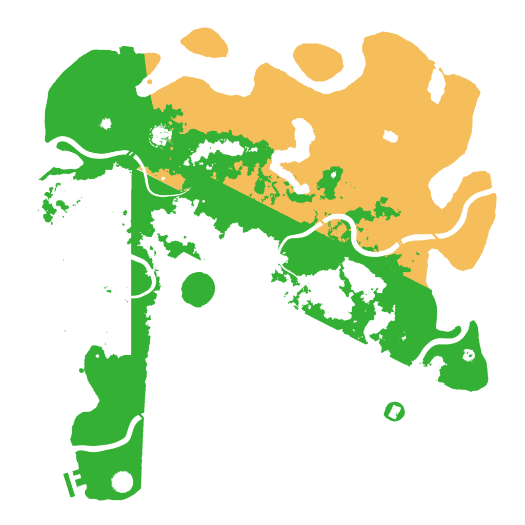 Biome Rust Map: Procedural Map, Size: 4300, Seed: 46311970