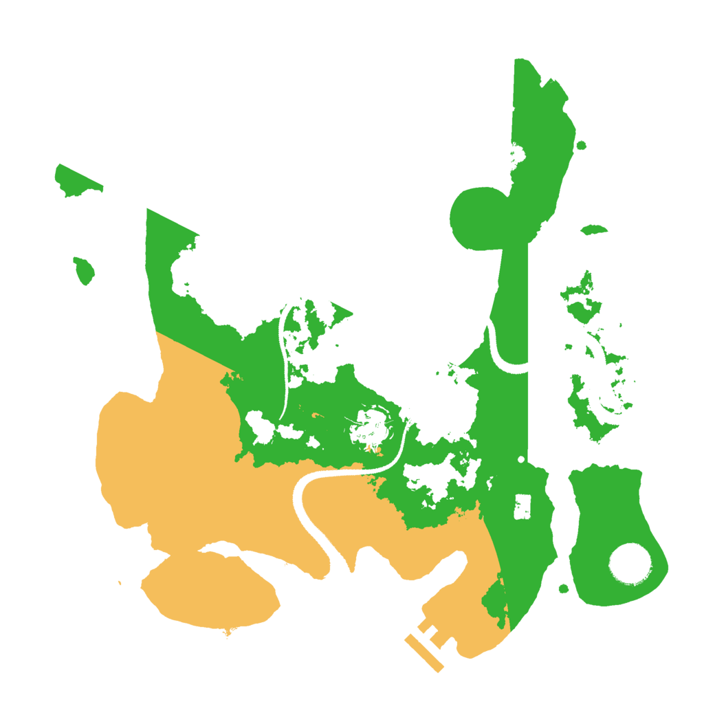 Biome Rust Map: Procedural Map, Size: 3000, Seed: 4378