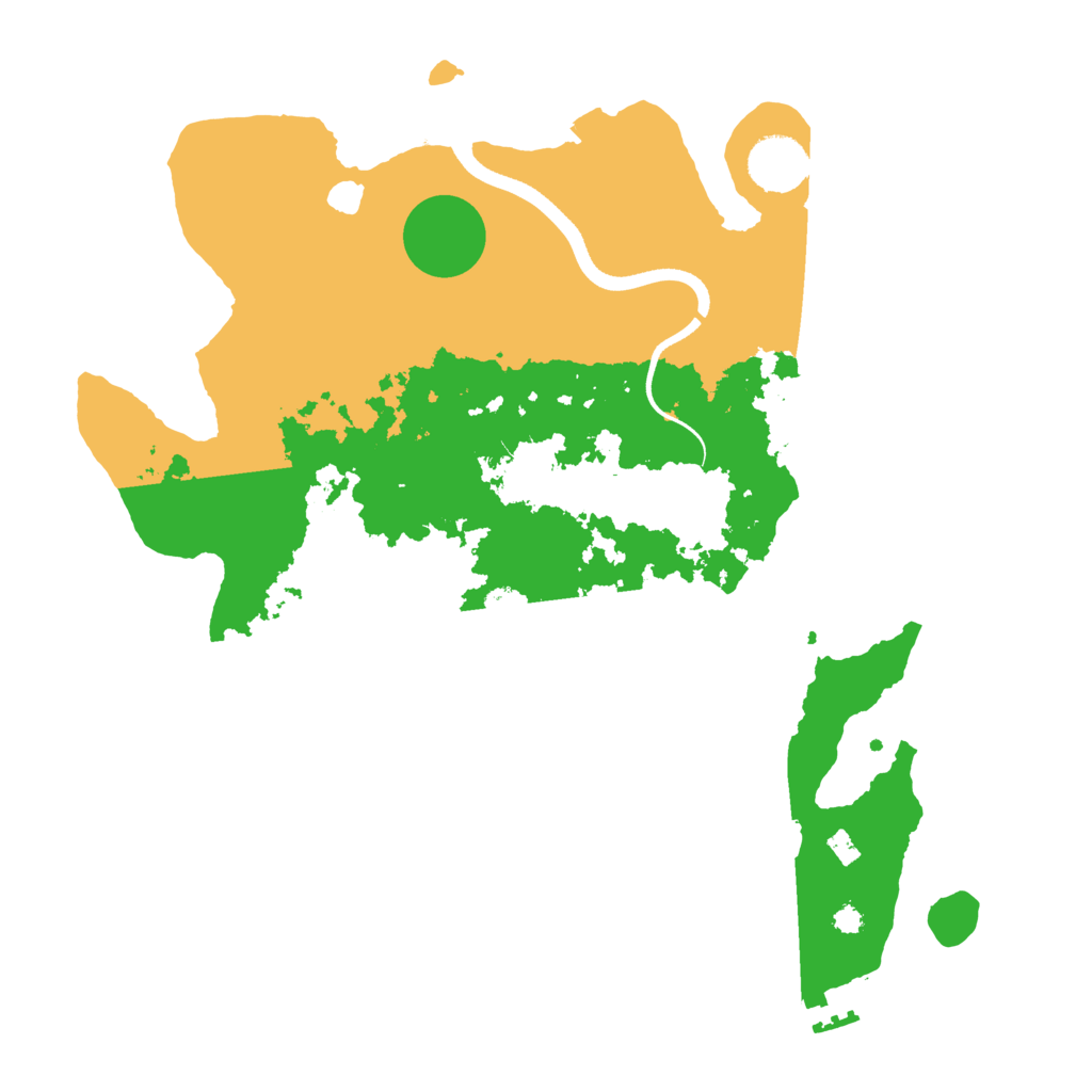 Biome Rust Map: Procedural Map, Size: 3500, Seed: 465868609