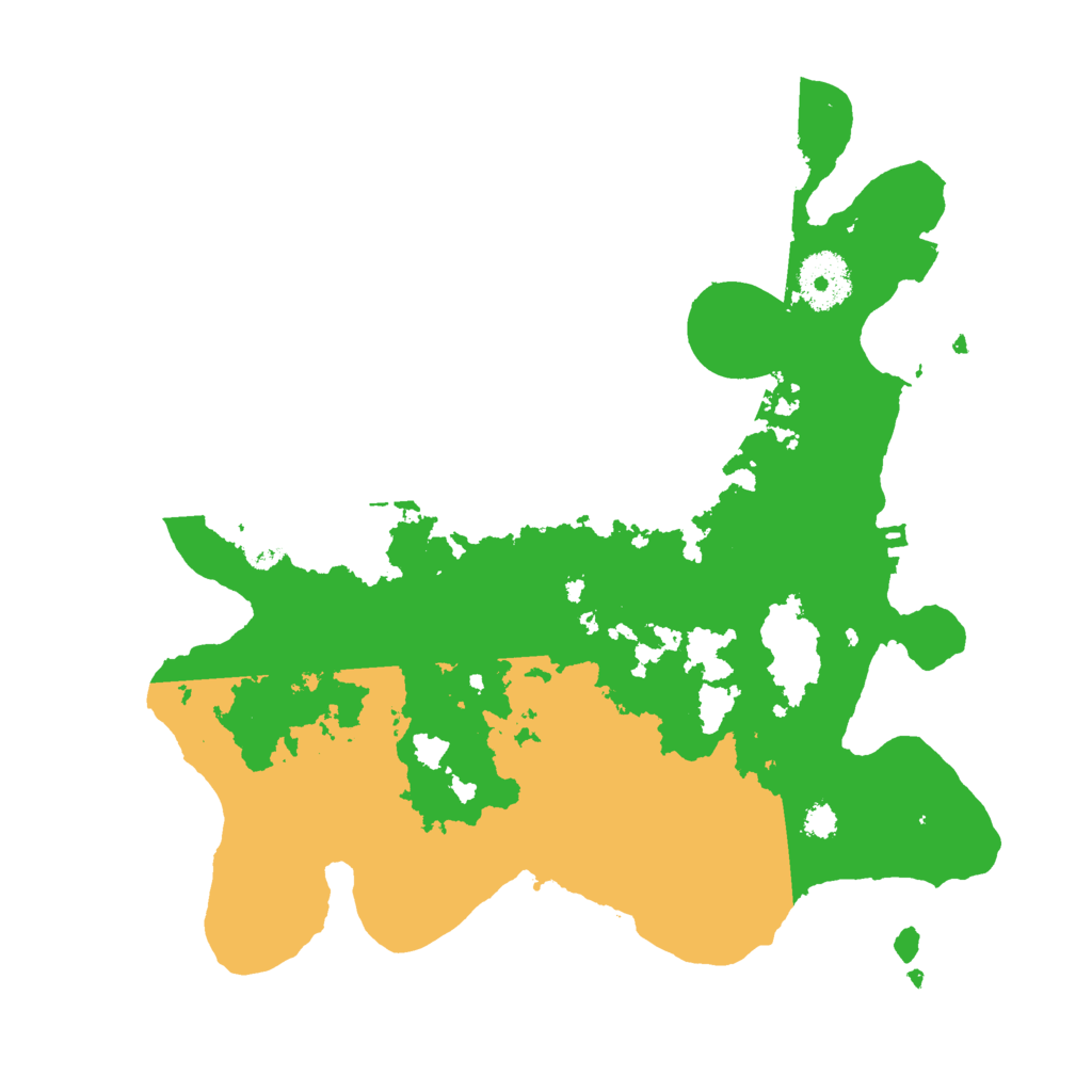 Biome Rust Map: Procedural Map, Size: 3000, Seed: 17735