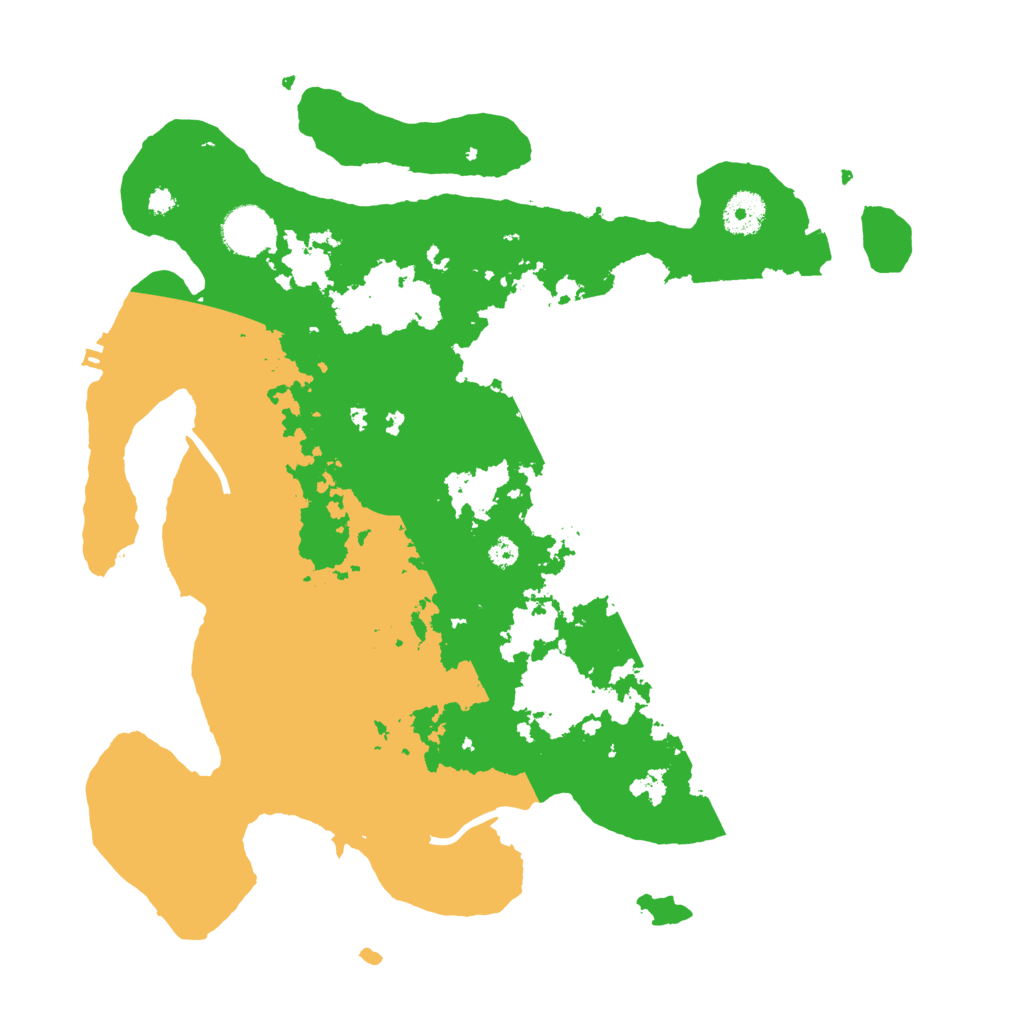 Biome Rust Map: Procedural Map, Size: 3600, Seed: 83