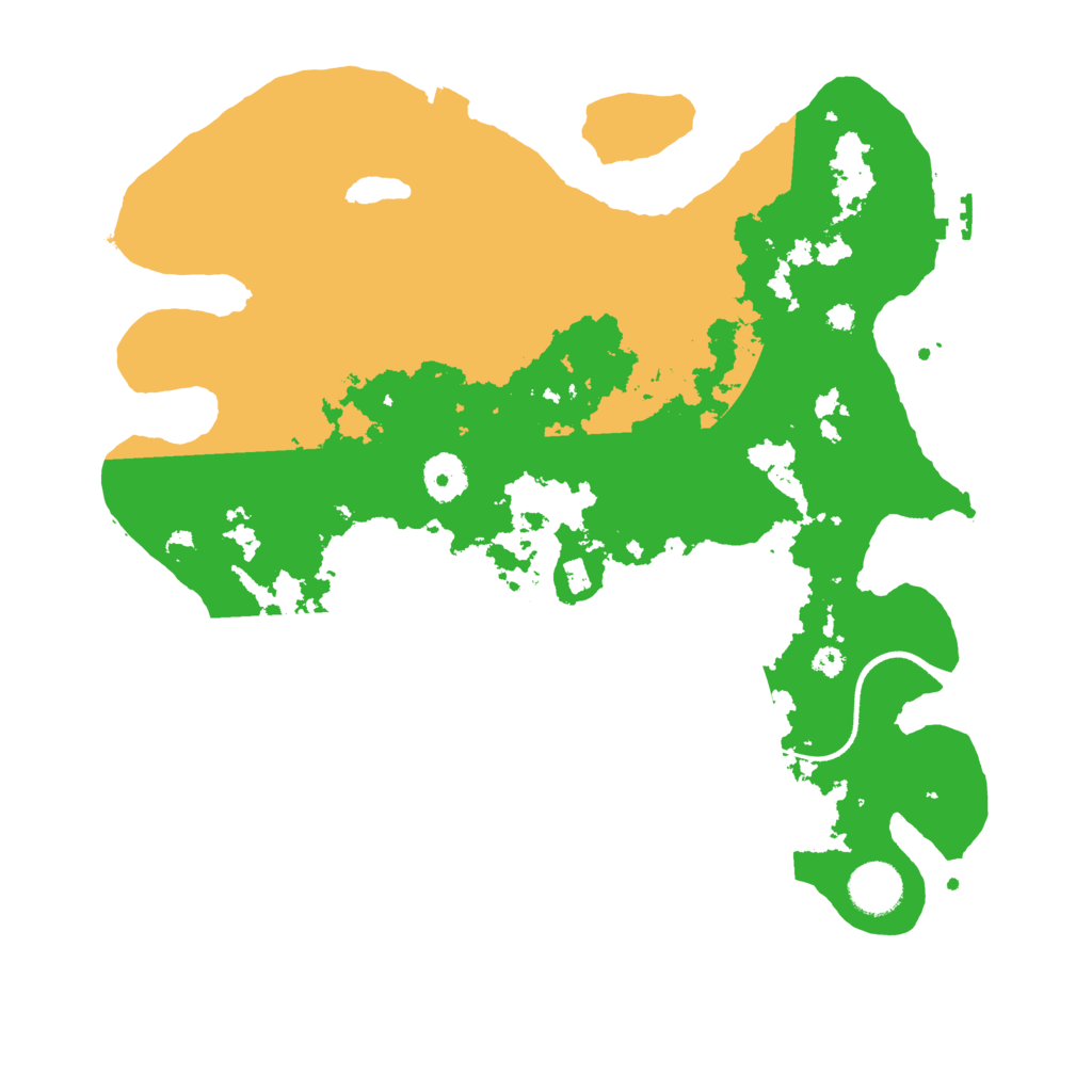 Biome Rust Map: Procedural Map, Size: 3600, Seed: 22704