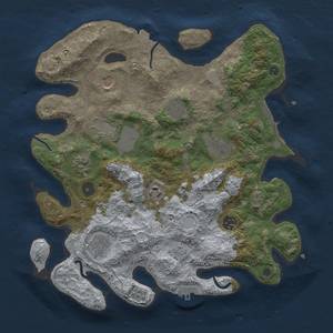 Thumbnail Rust Map: Procedural Map, Size: 3600, Seed: 22704, 17 Monuments