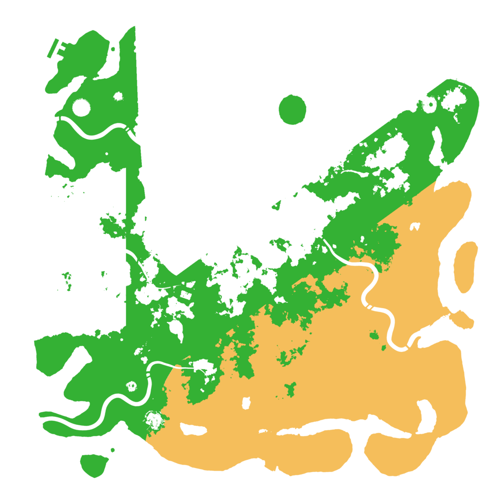 Biome Rust Map: Procedural Map, Size: 5000, Seed: 1377068935
