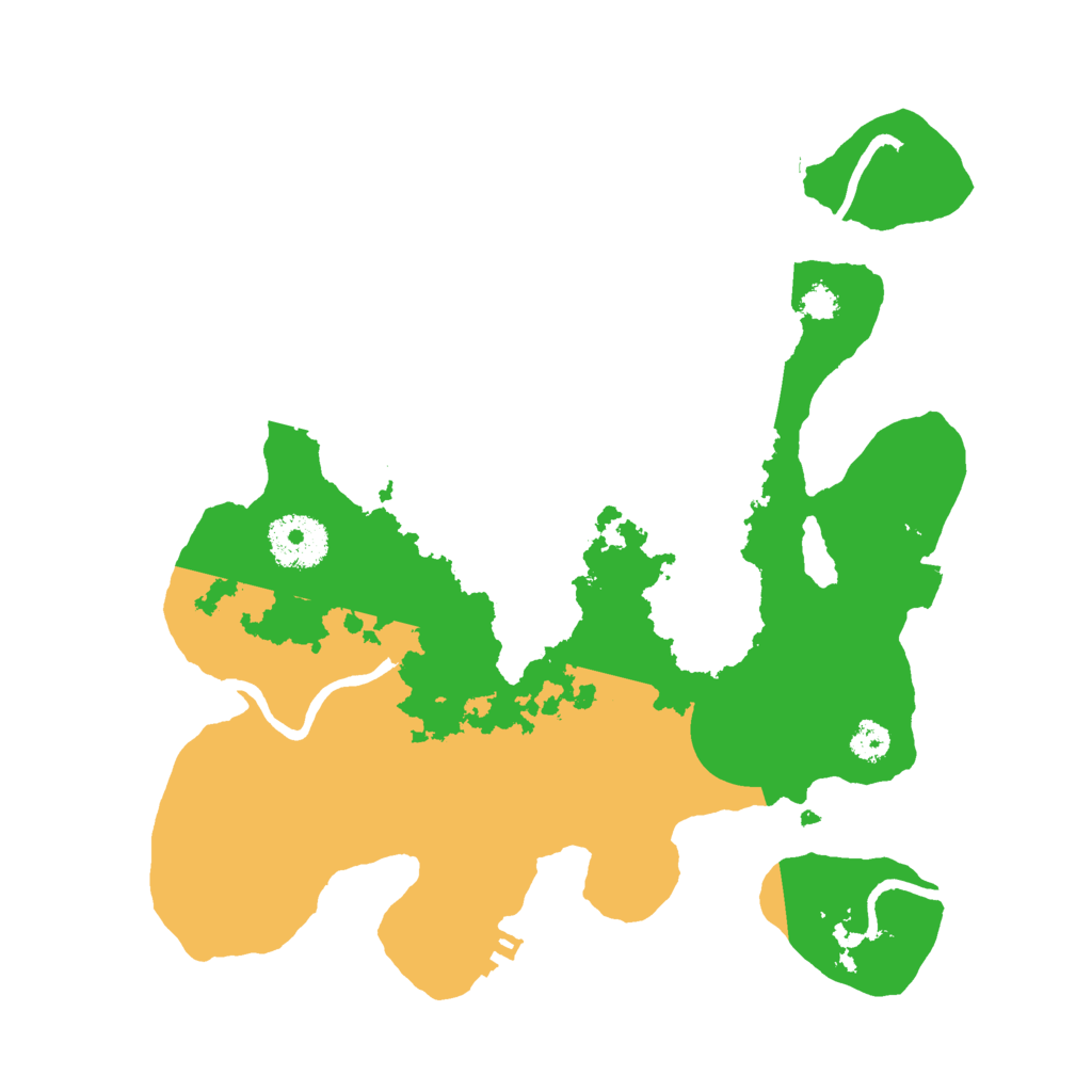 Biome Rust Map: Procedural Map, Size: 2900, Seed: 1309909911