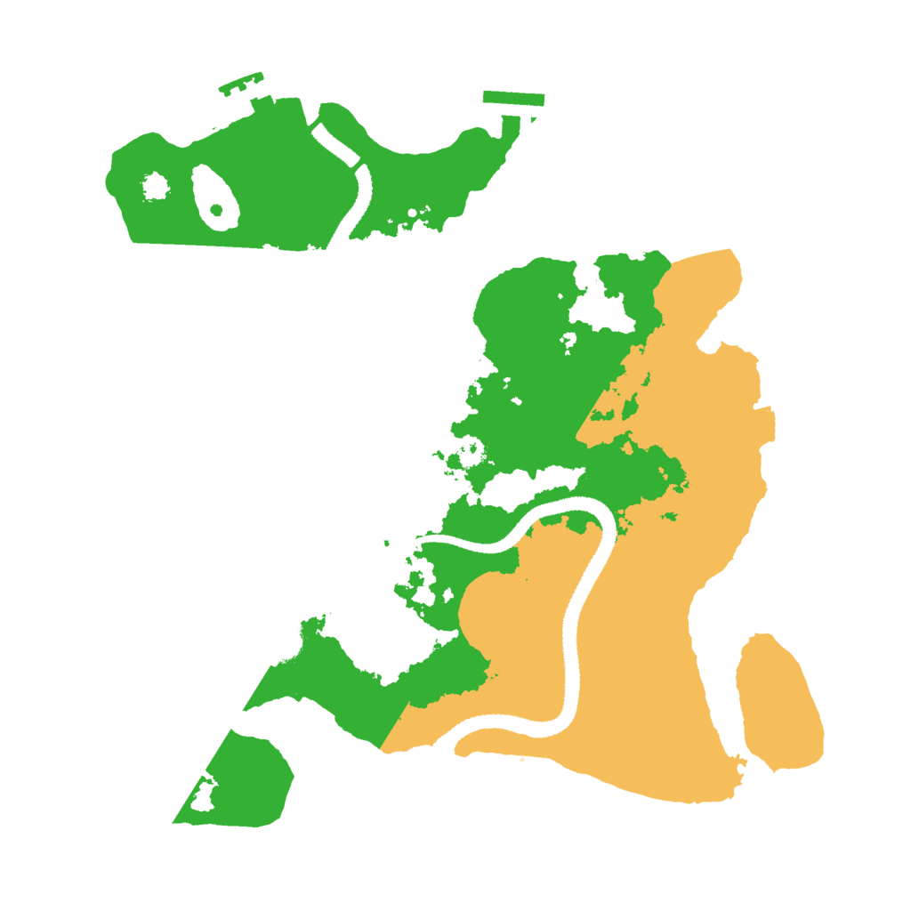 Biome Rust Map: Procedural Map, Size: 3000, Seed: 1559521962