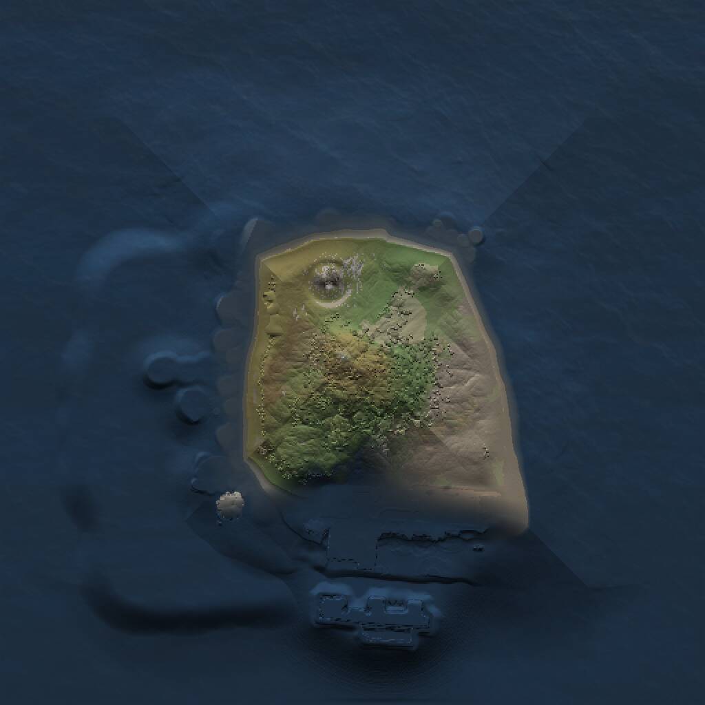 Rust Map: Procedural Map, Size: 1000, Seed: 2803567, 2 Monuments