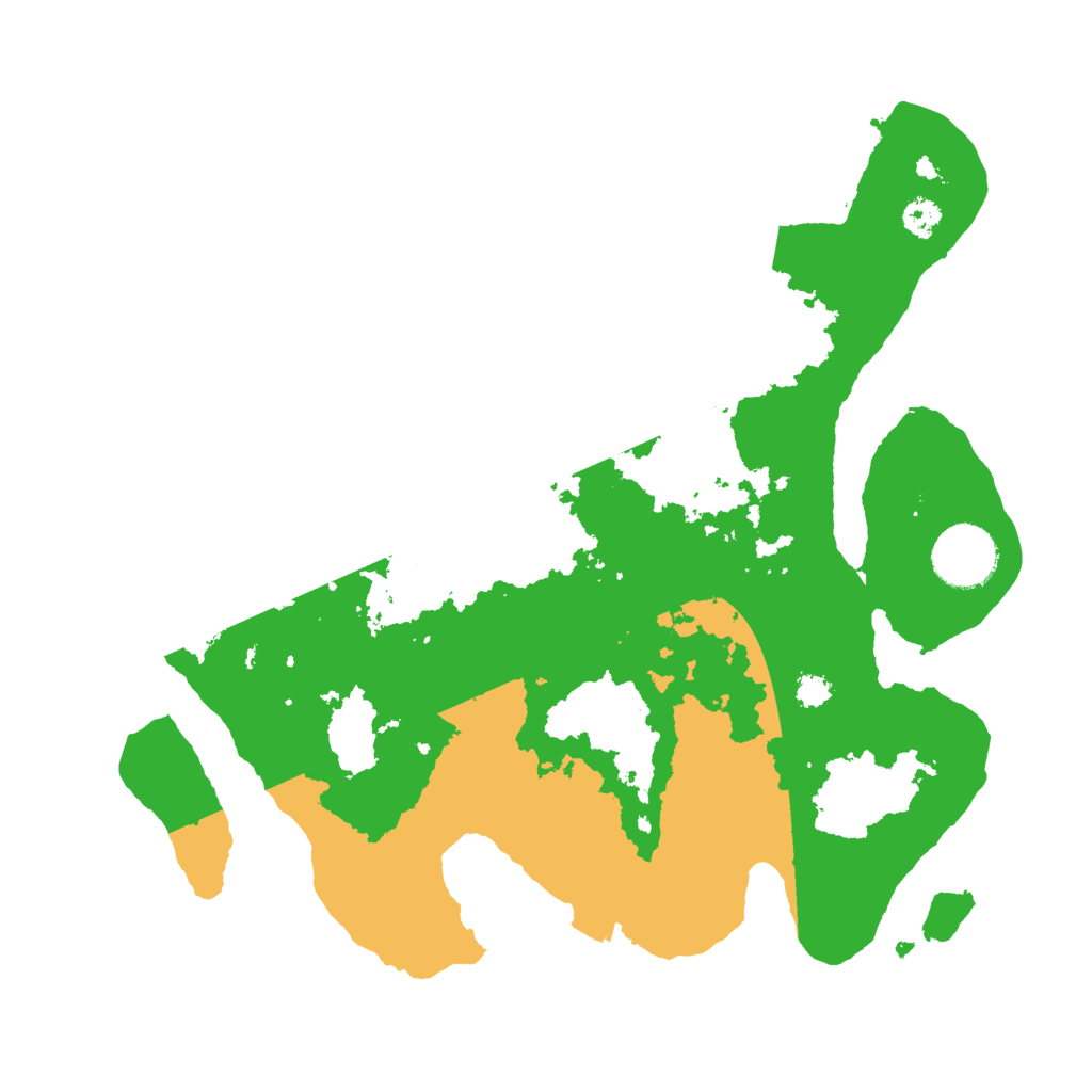 Biome Rust Map: Procedural Map, Size: 3000, Seed: 25238