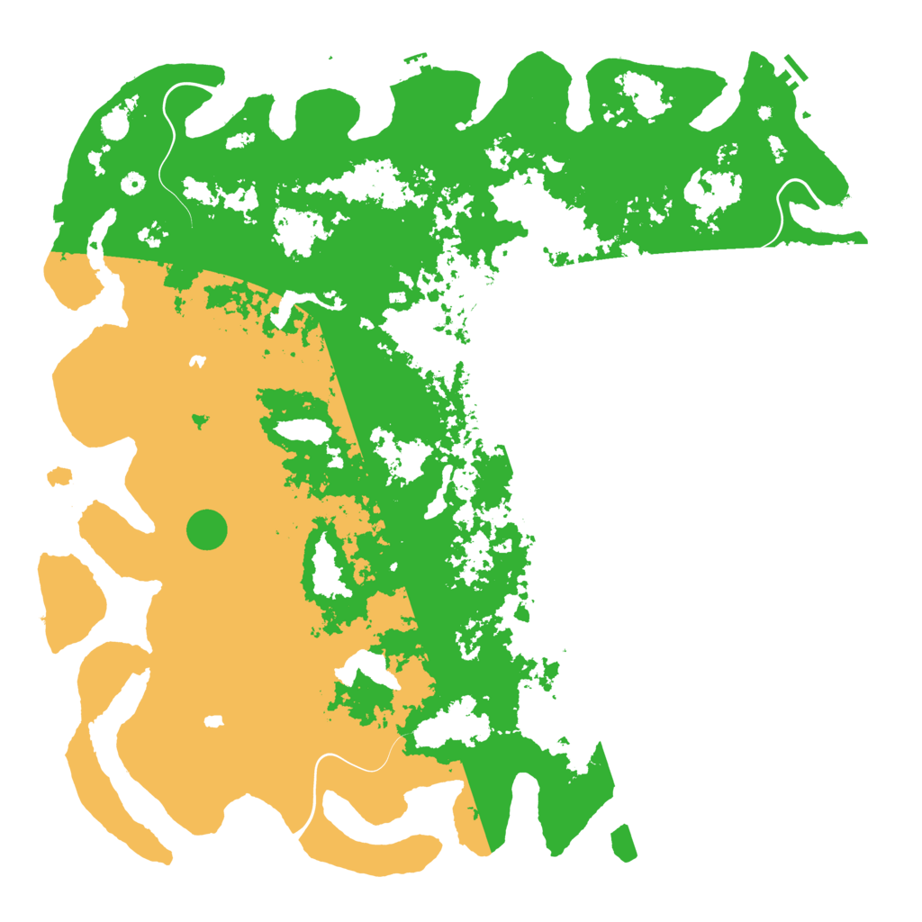 Biome Rust Map: Procedural Map, Size: 5952, Seed: 1233423