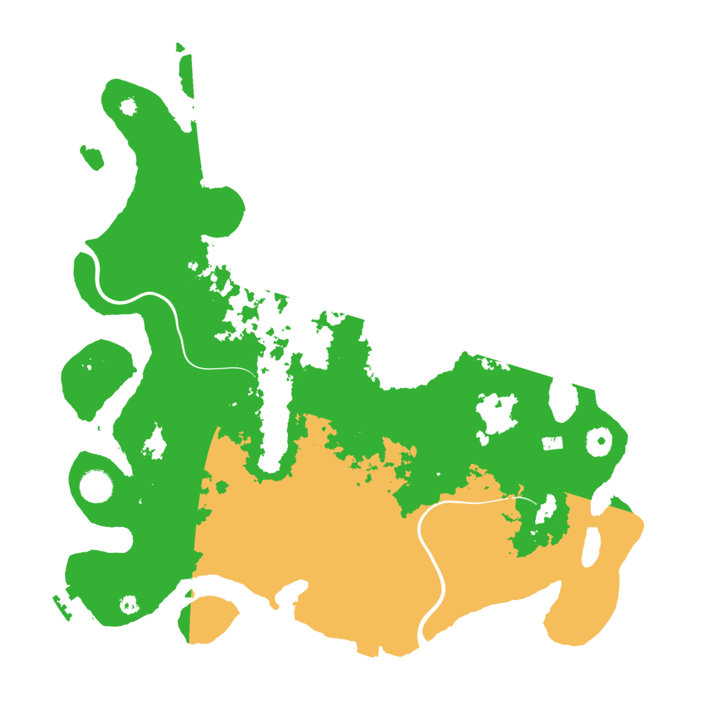 Biome Rust Map: Procedural Map, Size: 3770, Seed: 13825