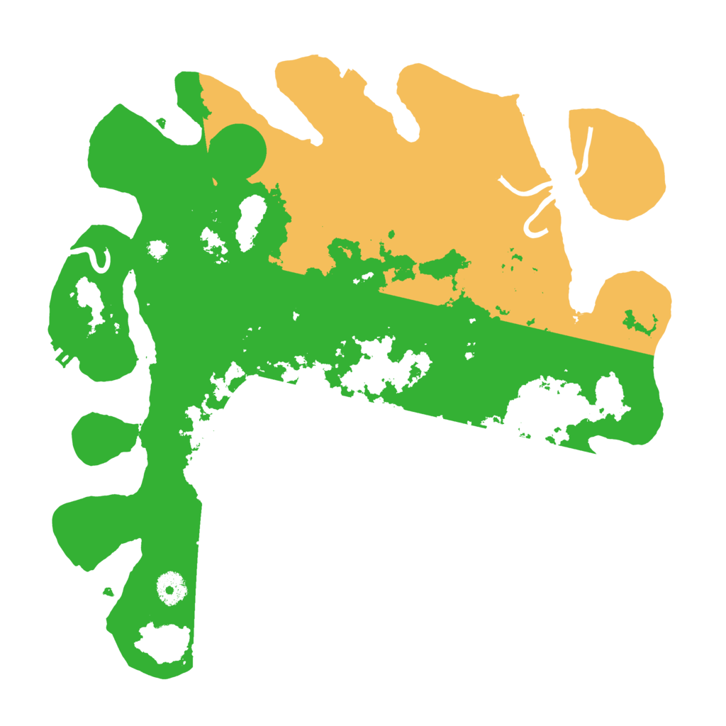 Biome Rust Map: Procedural Map, Size: 3500, Seed: 1114581407