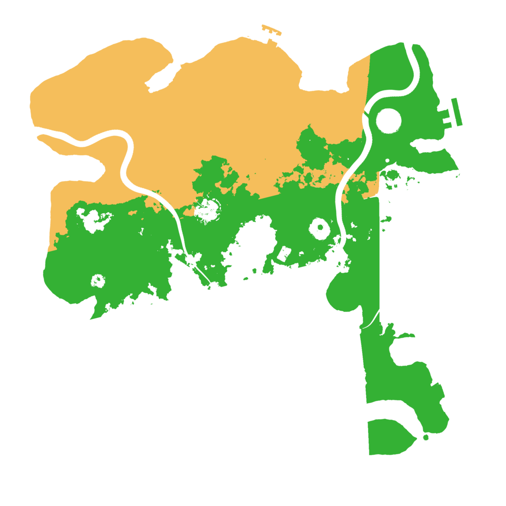 Biome Rust Map: Procedural Map, Size: 3650, Seed: 1890941310