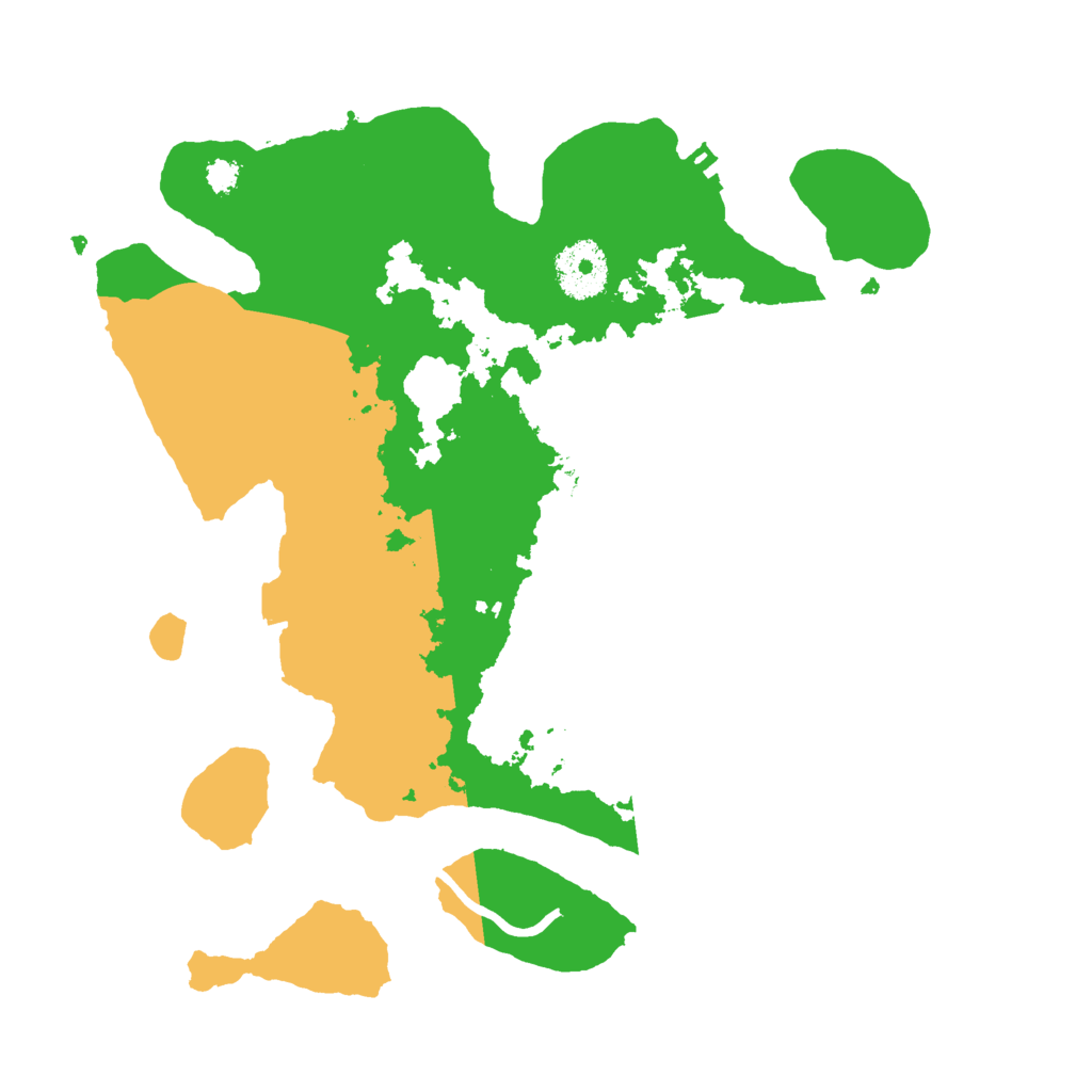 Biome Rust Map: Procedural Map, Size: 3000, Seed: 9721