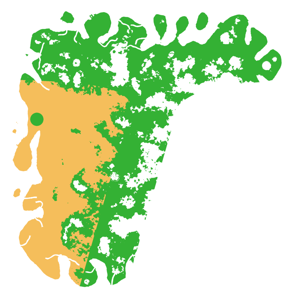 Biome Rust Map: Procedural Map, Size: 6000, Seed: 1999999999