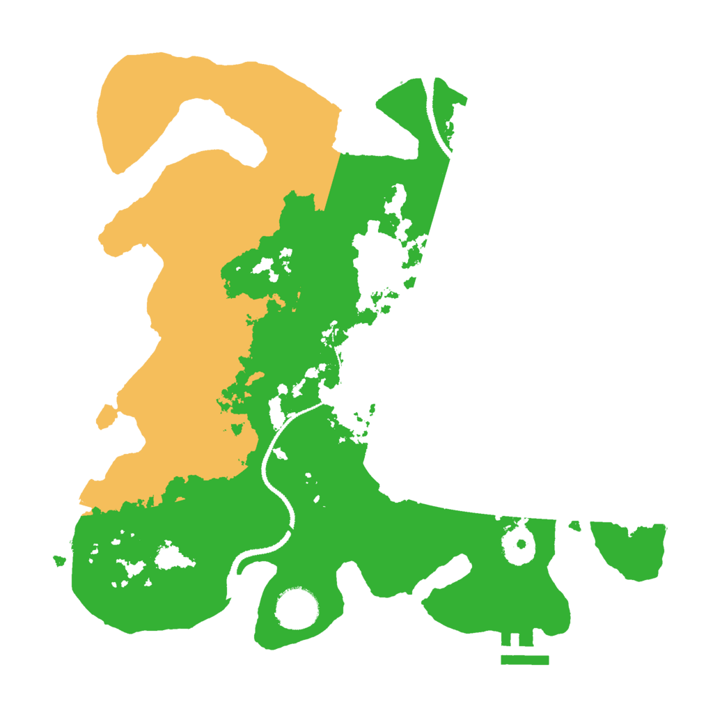 Biome Rust Map: Procedural Map, Size: 3000, Seed: 154899521