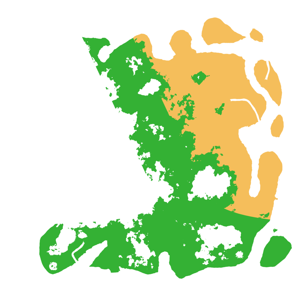 Biome Rust Map: Procedural Map, Size: 3800, Seed: 42500