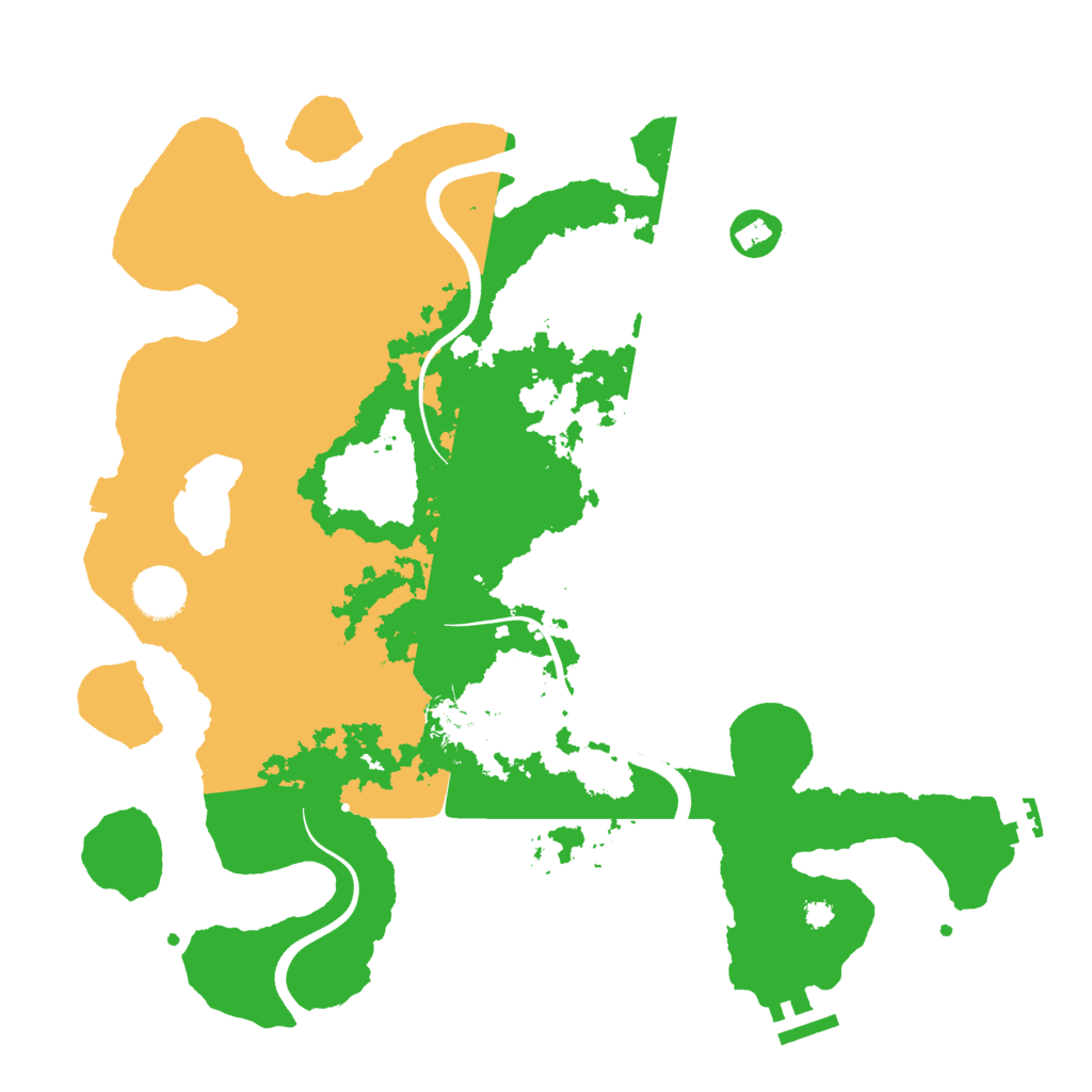 Biome Rust Map: Procedural Map, Size: 3600, Seed: 252774634