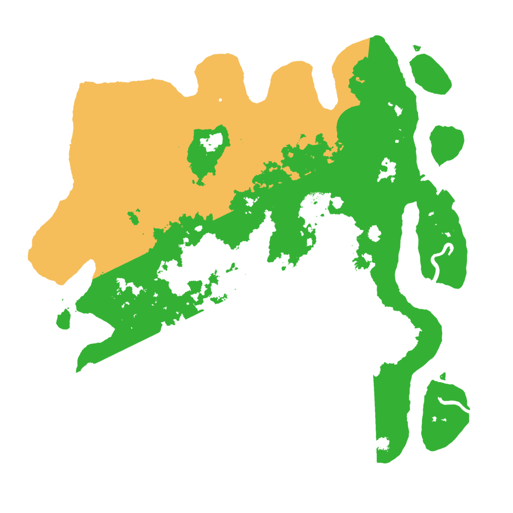 Biome Rust Map: Procedural Map, Size: 3500, Seed: 268747631