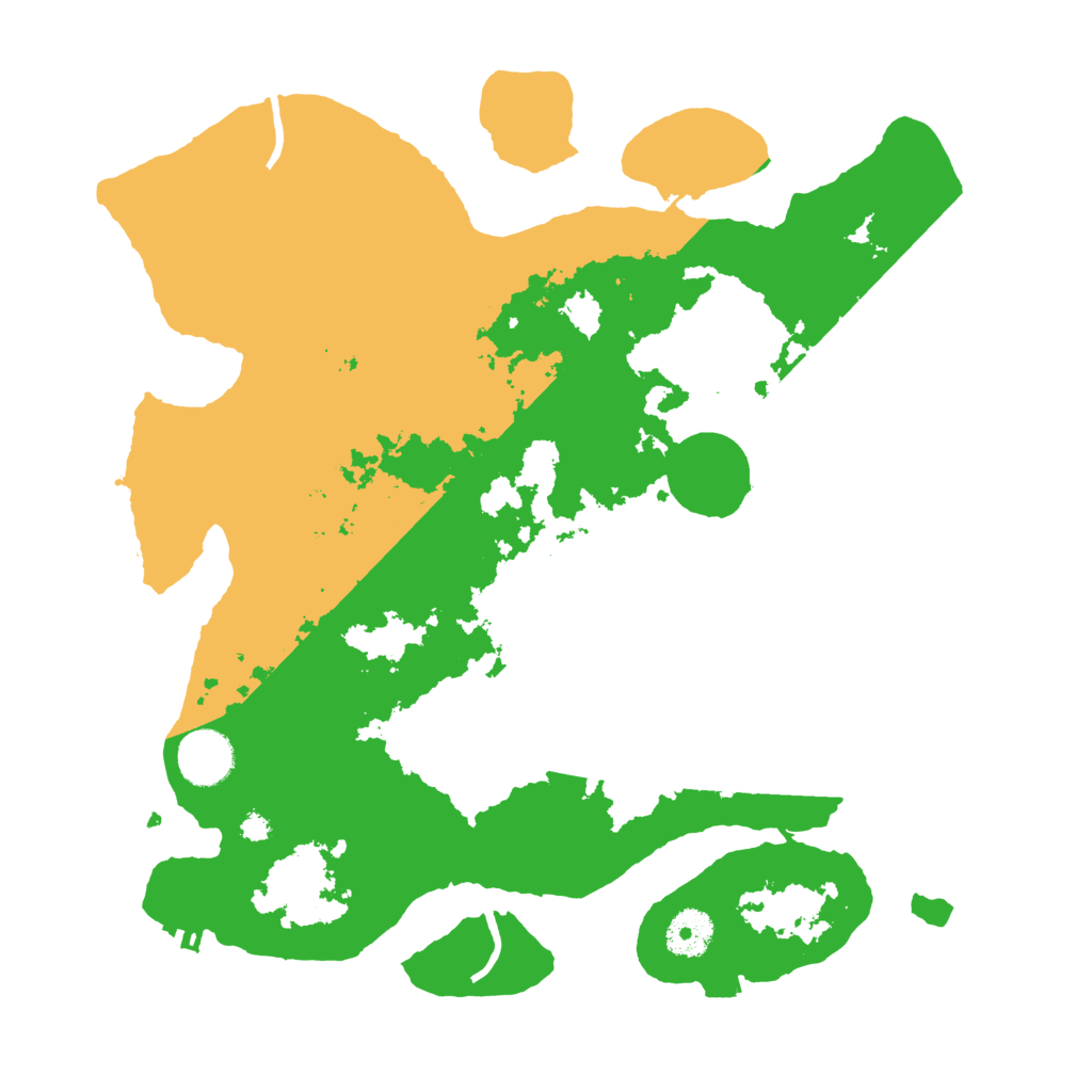 Biome Rust Map: Procedural Map, Size: 3500, Seed: 92928341